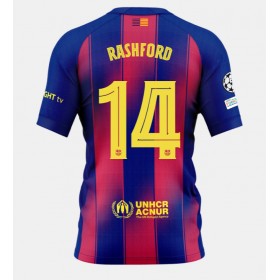 Barcelona Marcus Rashford #14 Hemmakläder 2025-26 Kortärmad